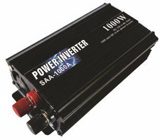 Інвертор Power Inverter SAA-1000A 12В-220В 1000W модифікована синусоїда (2104619011) 2104619011 фото