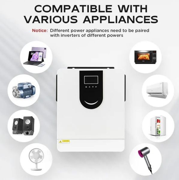 Комплект инвертор WX1252 и 2 аккумулятора LiFePO4 12.8V (2104618905) 2104618905 фото
