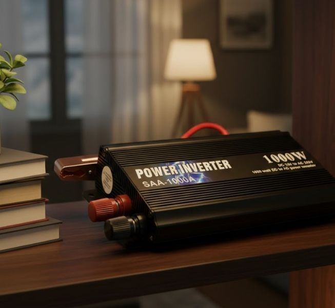 Інвертор Power Inverter SAA-1000A 12В-220В 1000W модифікована синусоїда (2104619011) 2104619011 фото