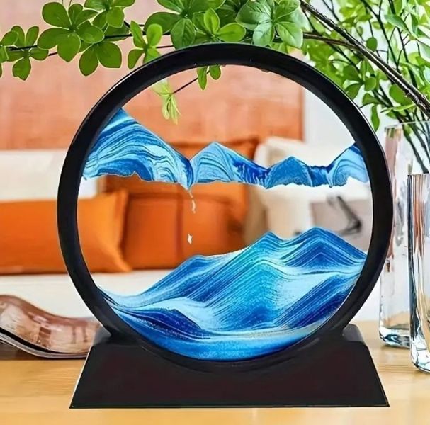 Антистресова настільна 3D картина з піском LY-522 блакитний пейзаж 2105418662 фото