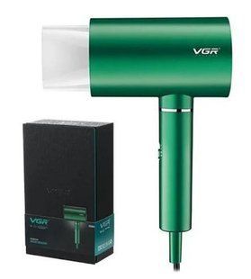 Профессиональный фен VGR V-431 GREEN, 2 уровня обдува, 2 температуры, концентратор Зеленый (VGR181) VGR181 фото