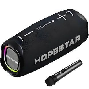 Портативна Bluetooth-колонка Hopestar A6 Max 12000 mAh 80 Вт із захистом від води чорний (2390000019) 2390000019 фото