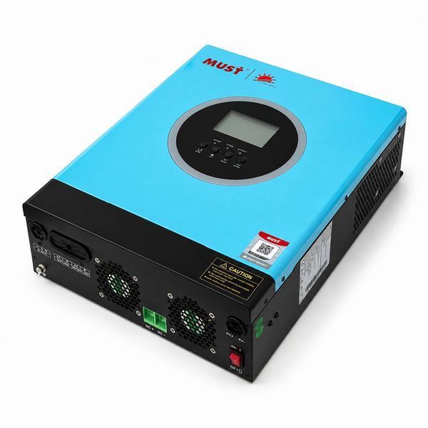 Гибридный солнечный инвертор MUST PV1800 PV18-3024 ECO 3000 Вт 24 В MPPT 100 А с чистой синусоидой M1204 фото