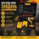 Акумуляторний шурупокрут-дриль 25V з двома акумуляторами 550, кейсом та набором біт і свердел жовтий M1165 фото 12