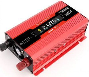 Перетворювач напруги інвертор автомобільний UKC KC-500D 12V-220 V 500 W AC/DC з LCD-дисплеєм 2104618920 фото