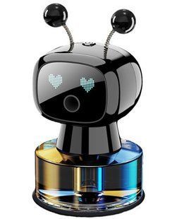 Ароматизатор повітря в машину Robot in Love Black + Аромат Gulong 2104619424 фото