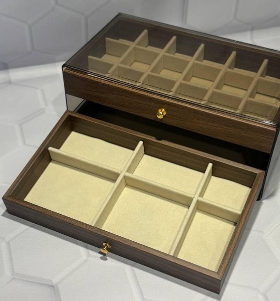 Скринька для прикрас Дерево з прозорою кришкою 23,5&times;13,5&times;10,5 см (2104619121) 2104619121 фото