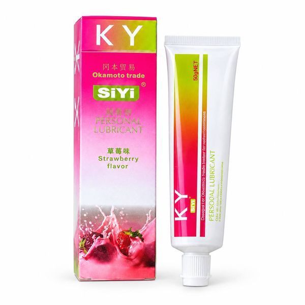 Лубрикант на водній основі SIYI Personal Lubricant Strawberry 50 г полуниця M1168 фото