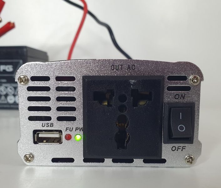 Преобразователь автомобильный инвертор Power Inverter SAA-2000W 12В&ndash;220В 2000W с модифицированной синусоидой 2104618923 фото
