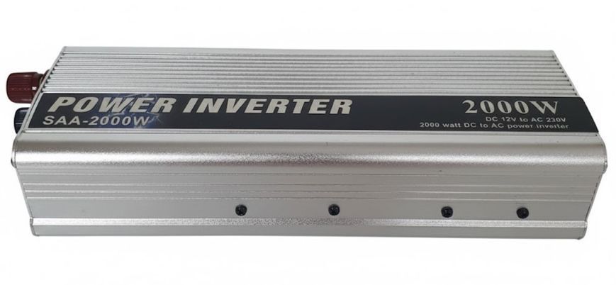 Преобразователь автомобильный инвертор Power Inverter SAA-2000W 12В&ndash;220В 2000W с модифицированной синусоидой 2104618923 фото