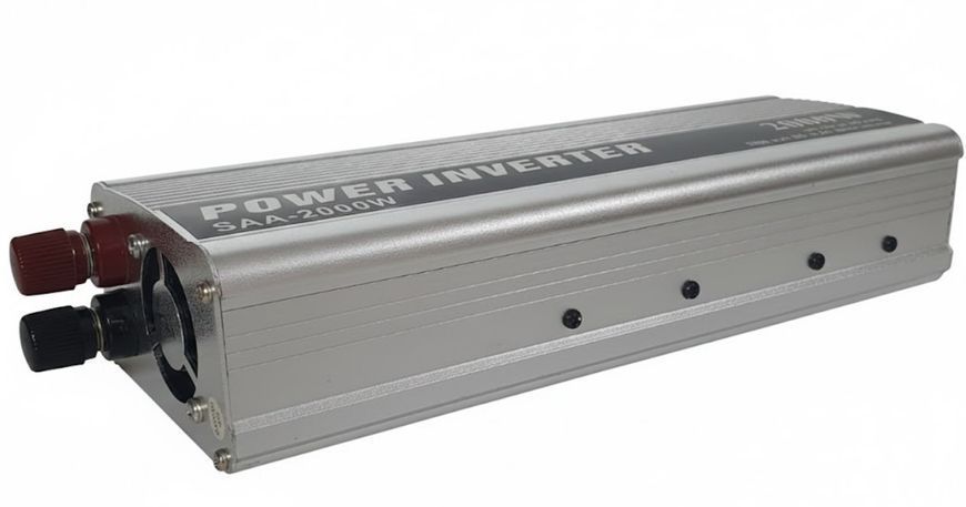 Преобразователь автомобильный инвертор Power Inverter SAA-2000W 12В&ndash;220В 2000W с модифицированной синусоидой 2104618923 фото
