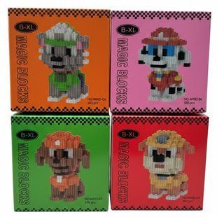 Набор конструкторов для детей Magic Blocks Щенячий патруль 4 шт 560 деталей (2104619228) 2104619228 фото