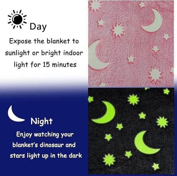 Світловий плед &laquo;Зоряне небо&raquo; для затишних вечорів, 120х150 см 2104618354 фото