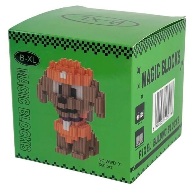 Набір конструкторів для дітей Magic Blocks Щенячий патруль 4 шт 560 деталей (2104619228) 2104619228 фото