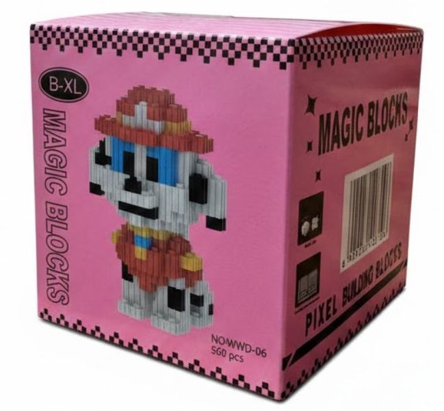 Набір конструкторів для дітей Magic Blocks Щенячий патруль 4 шт 560 деталей (2104619228) 2104619228 фото