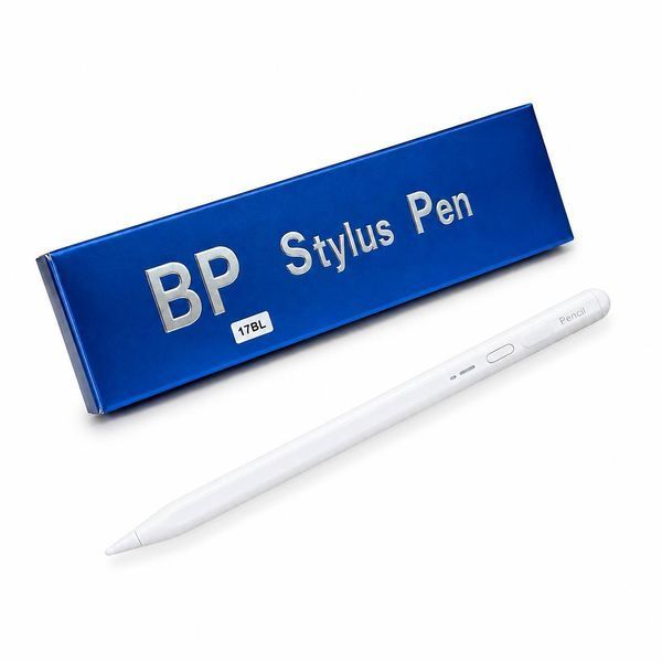 Стилус активний бездротовий BP Stylus Pen BP17-BL для планшета та смартфона, Bluetooth, магнітне кріплення, білий M1211 фото
