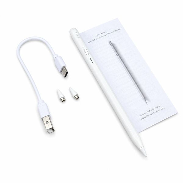 Стилус активний бездротовий BP Stylus Pen BP17-BL для планшета та смартфона, Bluetooth, магнітне кріплення, білий M1211 фото