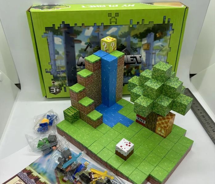 Конструктор Magnetic Cube Водоспад у джунглях 128шт (2104618677) 2104618677 фото