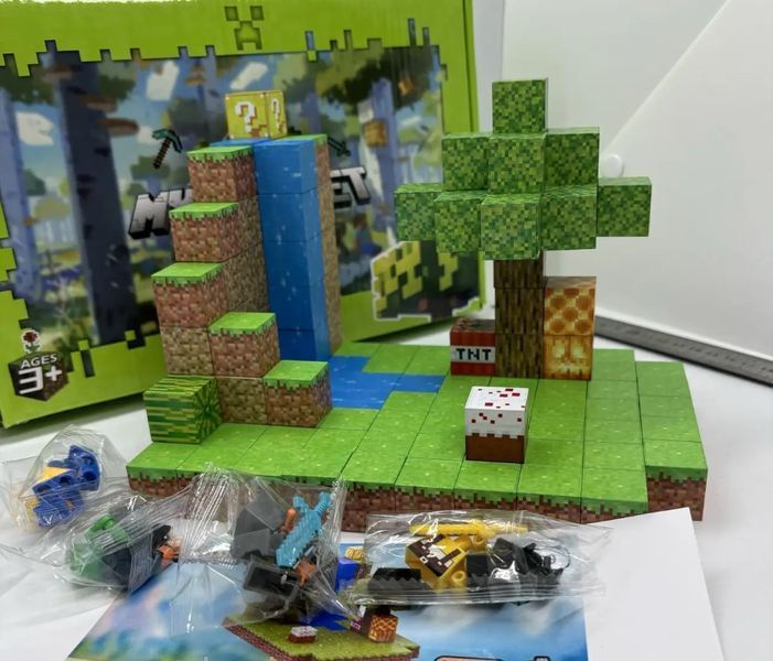 Конструктор Magnetic Cube Водоспад у джунглях 128шт (2104618677) 2104618677 фото