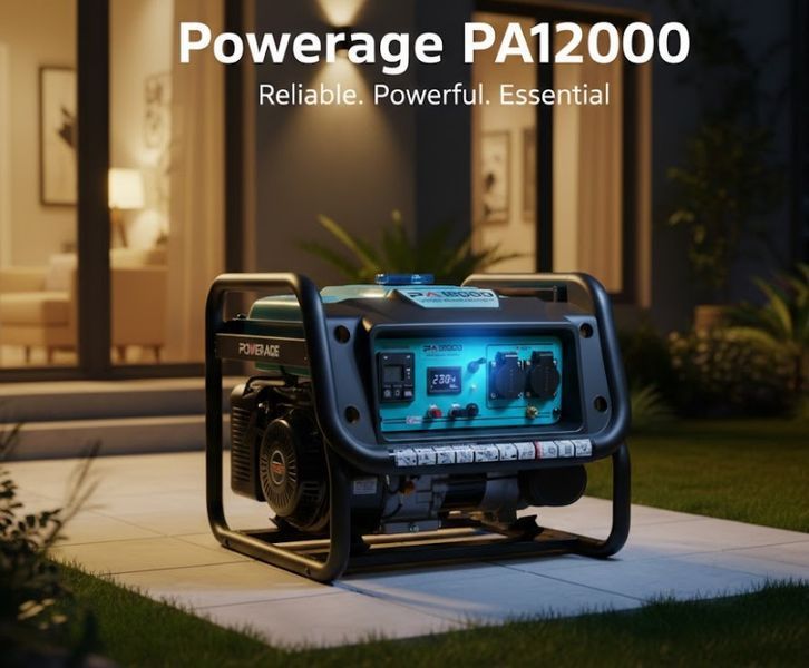 Інверторний генератор Powerage PA12000 мідна обмотка 4 кВт чистий синус ручний стартер (2104619081) 2104619081 фото