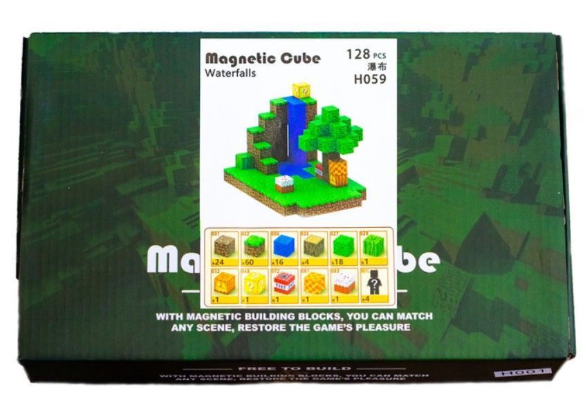 Конструктор Magnetic Cube Водоспад у джунглях 128шт (2104618677) 2104618677 фото