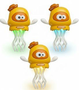 Набір іграшок Dancing Octopus Танцюючий Восьминіг 11 см Жовтий 3 шт (2104618772) 2104618772 фото