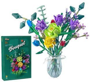 Конструктор букет квітів Panlos Wildflowers Bouquet 999 деталей (2104619187) 2104619187 фото