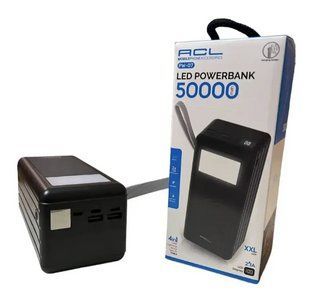 Повербанк ACL PW-07 50000 mah с быстрой зарядкой c LED фонариком лампой powerbank 1756375431 фото