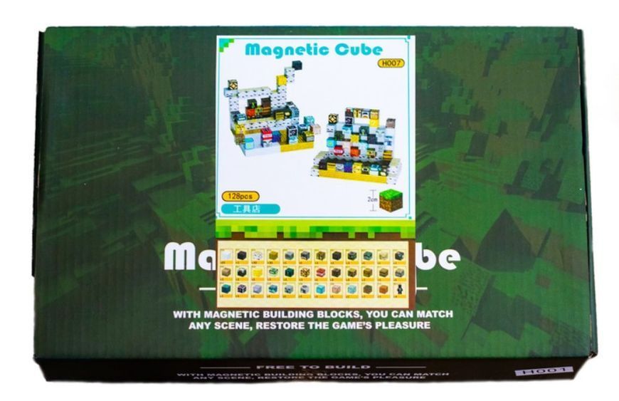 Конструктор Magnetic Cube Інструментальний Цех 128шт (2104618678) 2104618678 фото