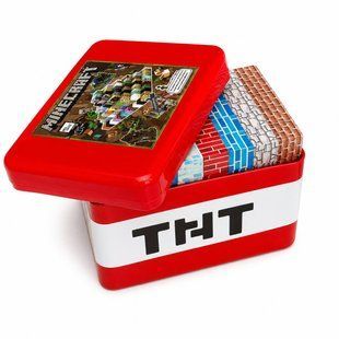 Магнітний конструктор-головоломка Magnetic Puzzle 240 деталей із боксом TNT і фігурками Червоний (2104619372) 2104619372 фото