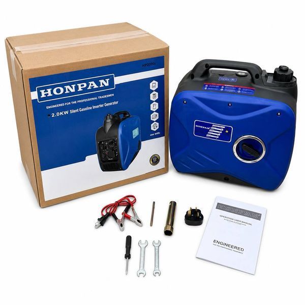 Инверторный бензиновый генератор HONPAN HP2000i, 1,8 кВт номинальная / 2,0 кВт максимальная, 220 В, 50 Гц M1212 фото
