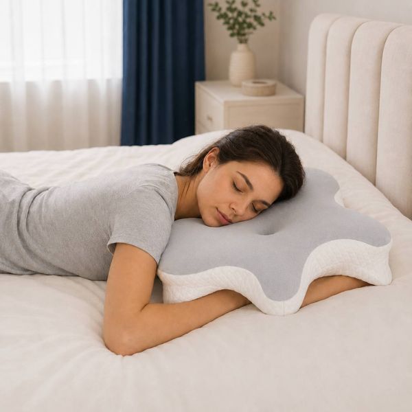 Ортопедична подушка Butterfly Memory Foam для здорового сну M1091 фото