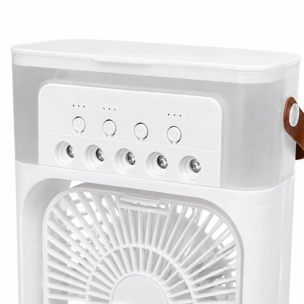Портативний міні кондиціонер-зволожувач повітря Mini Cooling Fan USB з резервуаром 600 мл M1174  фото