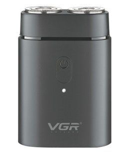 Мужская электробритва VGR V-341, роторная, USB зарядка, водонепроницаемая (VGR191) VGR191 фото