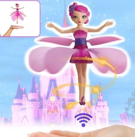 Інтерактивна лялька - іграшка індукційна фея, що літає від руки Fairy Flying 1737086622 фото