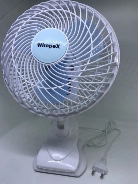 Настільний вентилятор Wimpex WX-707 на прищіпці 2 режими роботи (2104618581) 2104618581 фото