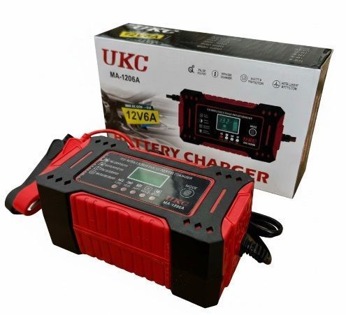 Імпульсний зарядний пристрій для акумуляторів UKC МА-1206А 12V 6А (2104619126) 2104619126 фото