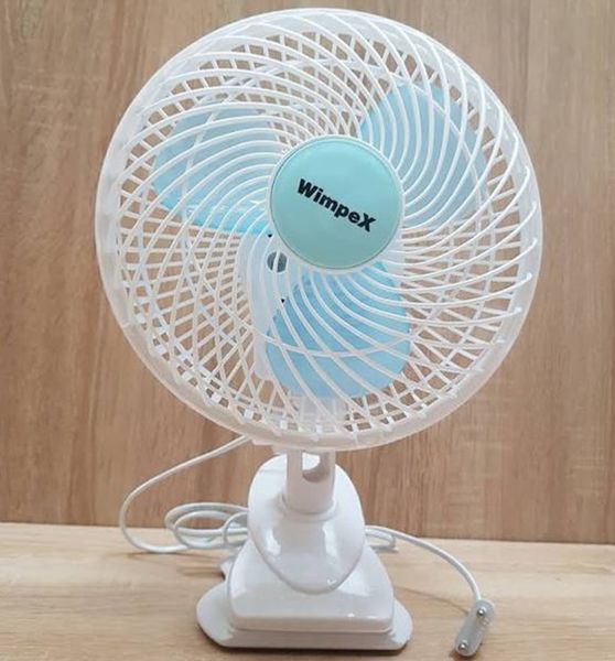 Настільний вентилятор Wimpex WX-707 на прищіпці 2 режими роботи (2104618581) 2104618581 фото