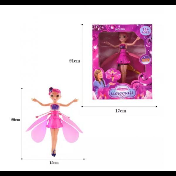 Інтерактивна лялька - іграшка індукційна фея, що літає від руки Fairy Flying 1737086622 фото