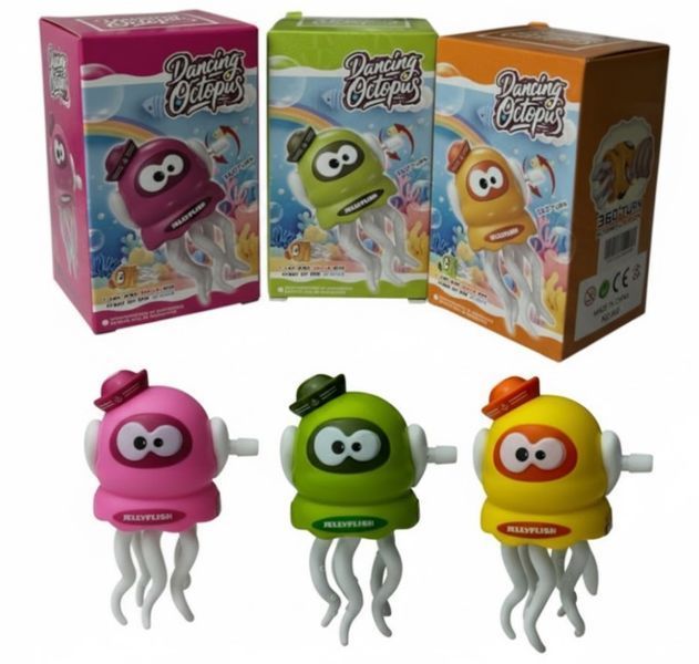 Набір іграшок Dancing Octopus Танцюючий Восьминіг 11 см Різні кольори 3 шт (2104618774) 2104618774 фото