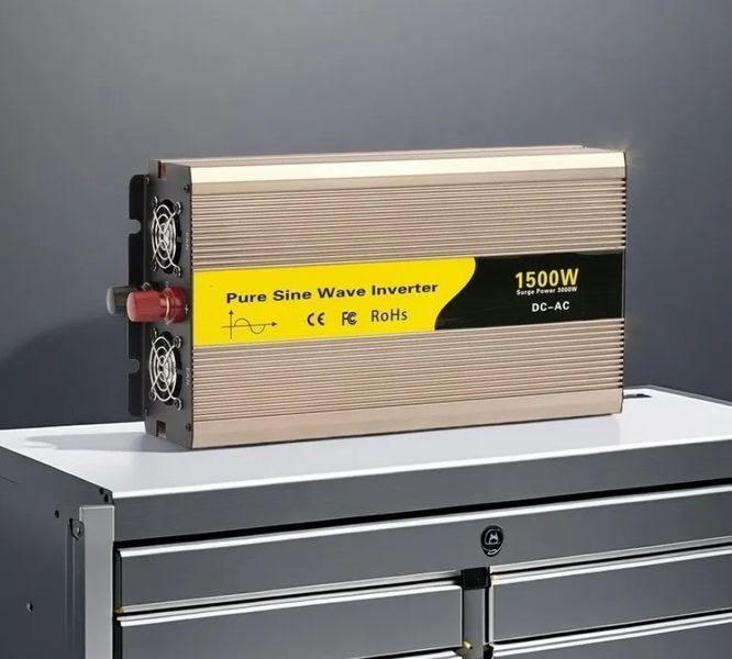 Перетворювач автомобільний інвертор Pure Sine Wave Inverter 12В-220В 1500W з чистою синусоїдою (2104618826) 2104618826 фото