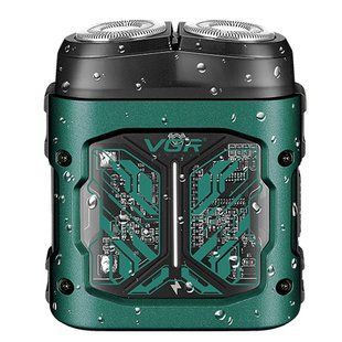 Електробритва VGR V-344 GREEN, роторна, 8000 RPM, IPX6 Зелений VGR106 фото