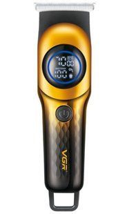 Профессиональный триммер VGR V-966 GOLD, 4 сменные насадки, LED Display Золотой (VGR239) VGR239 фото