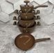 Набір каструль Top Kitchen з гранітним покриттям TK098-Brown (5 шт в наборі) TK098 фото 2