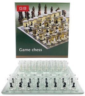 Шахи зі стопками Shot Glass Chess алкогольна гра для компанії 32 шт (2104619087) 2104619087 фото