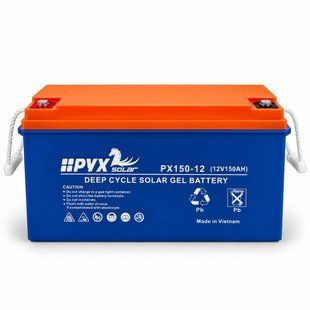 Аккумулятор гелевый PYX Solar PX150-12 12В 150А для инвертора, ИБП и солнечных электростанций, Deep Cycle GEL M1306 фото
