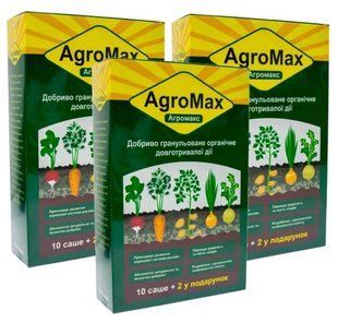 Добриво універсальне Agromax для городу та різних рослин 3 шт(2081804439) 2081804439 фото