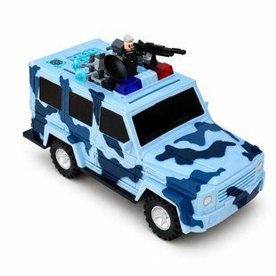 Дитяча електронна скарбничка-сейф Cash Truck у вигляді броньованого автомобіля з кодовим замком, сенсором відбитка пальця та автоматичним прийманням купюр M1133 фото