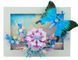 Конструктор Creative Dianthus Серія Art Bouquet Фоторамка Гвоздика та блакитний метелик 308 деталі 2104619333 фото 5