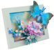 Конструктор Creative Dianthus Серія Art Bouquet Фоторамка Гвоздика та блакитний метелик 308 деталі 2104619333 фото 6